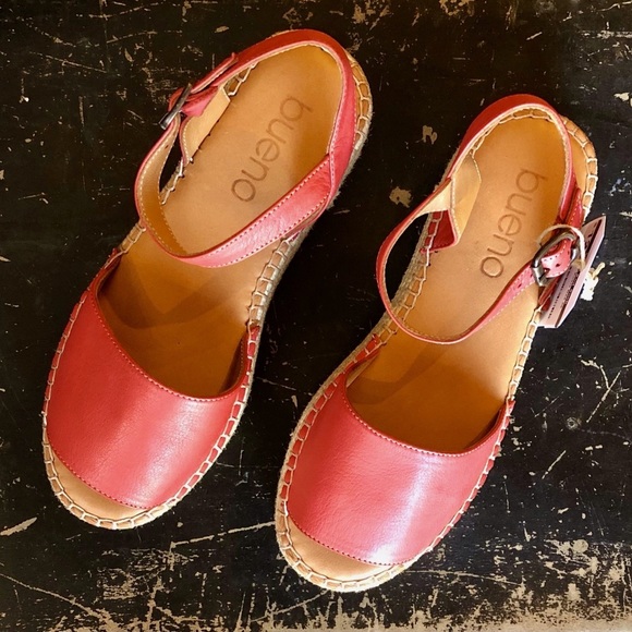 Very Cute Bueno espadrilles in Kobie Red size 38 - Picture 2 of 10